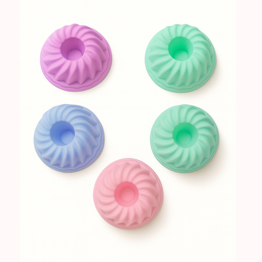 Set Mini Moldes para Pasteleria Perruna + 2 Mezclas Instantáneas Incluidas