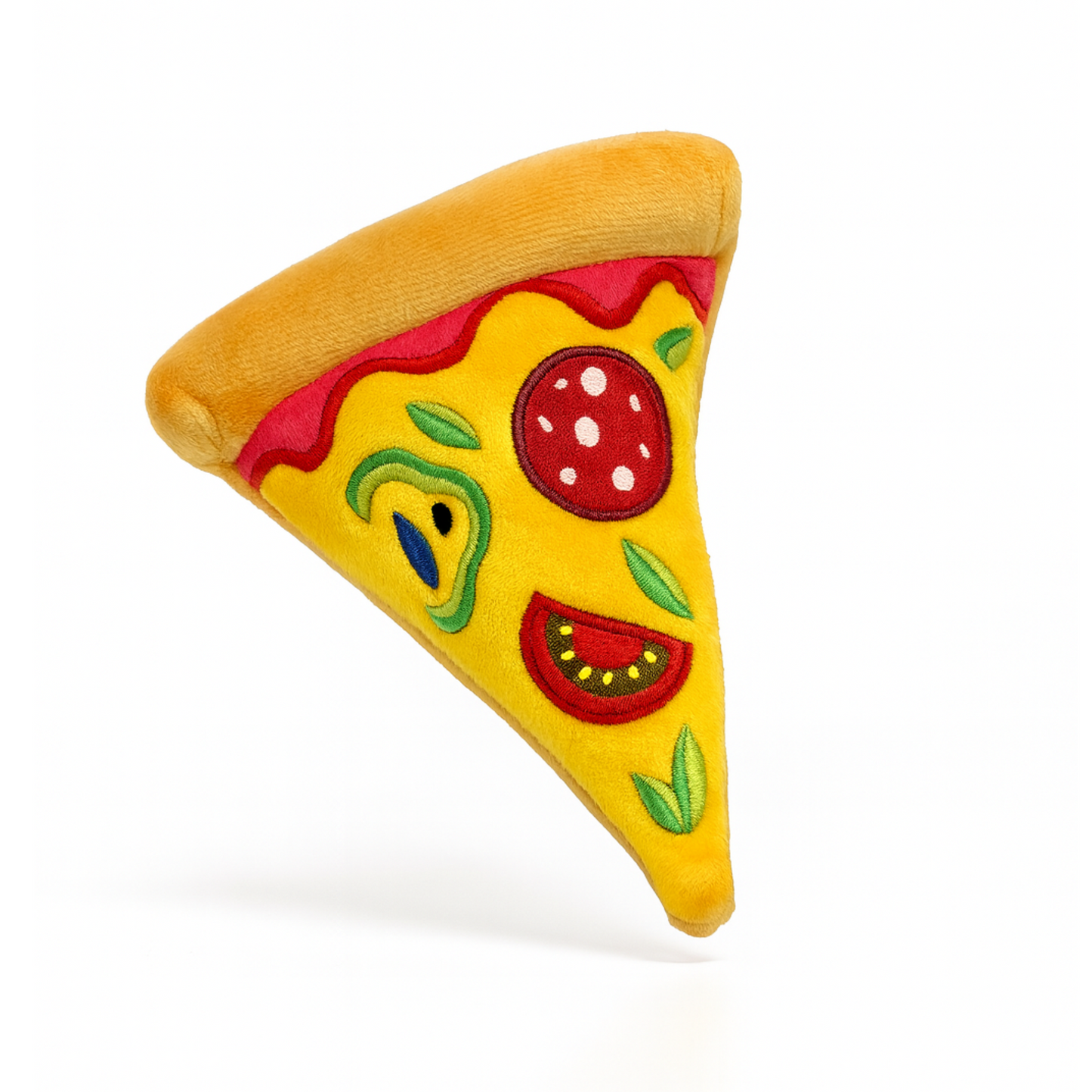 🍕 Pizza Perruna – Juguete de Peluche con Chirrido 🎉🐾