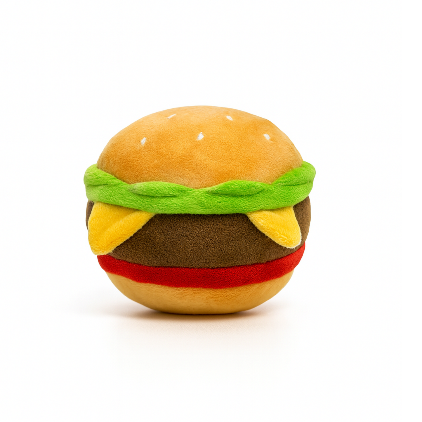 🍔 Hamburguesa Perruna – Juguete de Peluche con Chirrido 🎉🐾