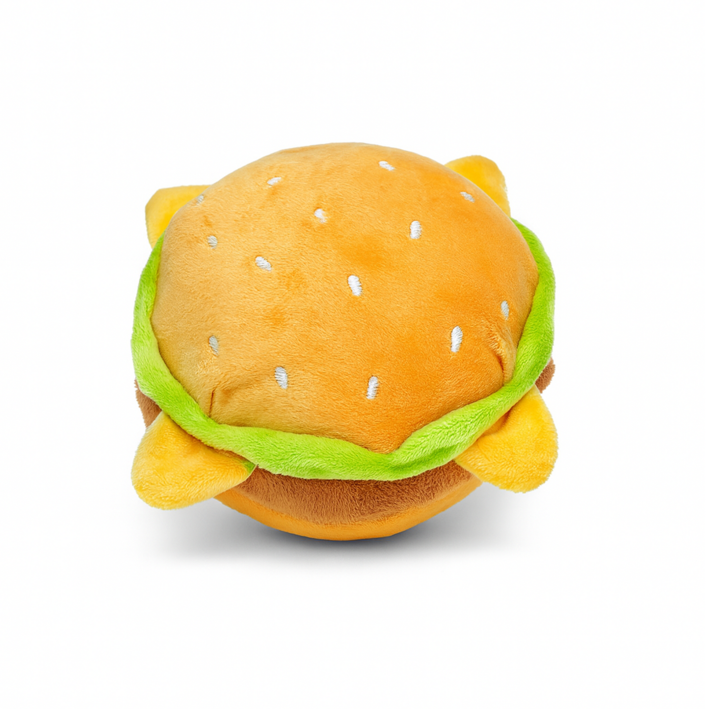🍔 Hamburguesa Perruna – Juguete de Peluche con Chirrido 🎉🐾