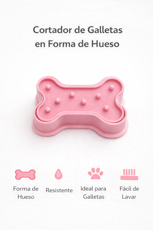 Cortador de Galletas en Forma de Hueso