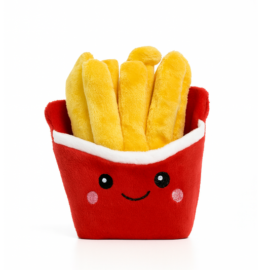 🍟 French Fries Perrunas – Juguete de Peluche con Ruidito Especial 🎉🐾