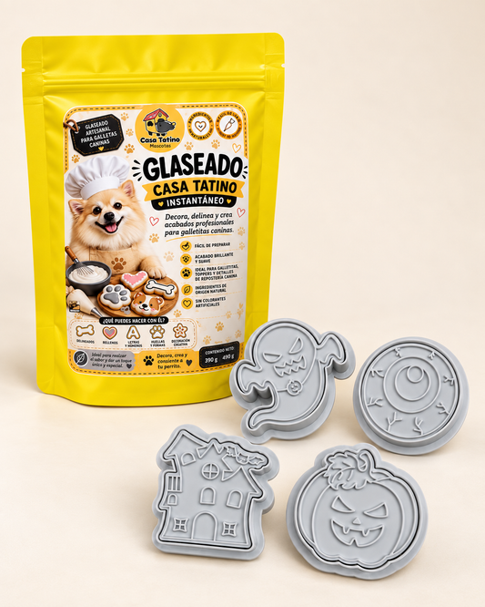 Glaseado Casa Tatino + Set de 4 Cortadores