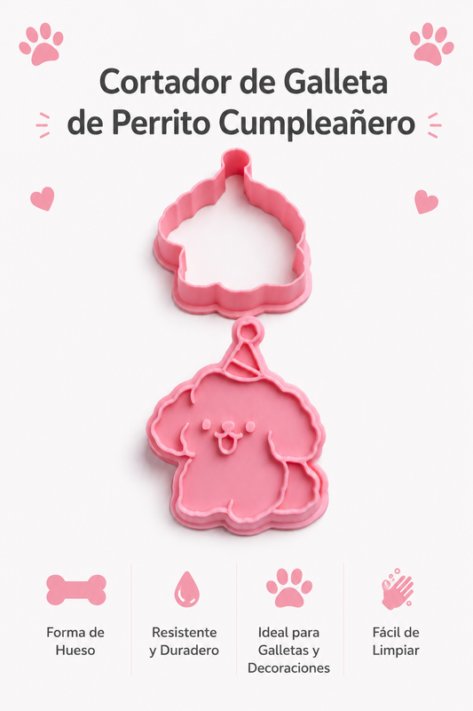 Cortador "Perrito Fiesta Individual"