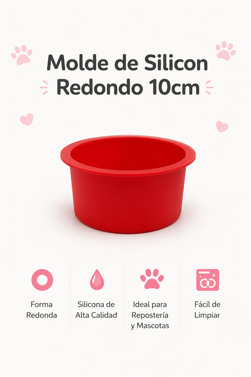 Molde Redondo 10 cm