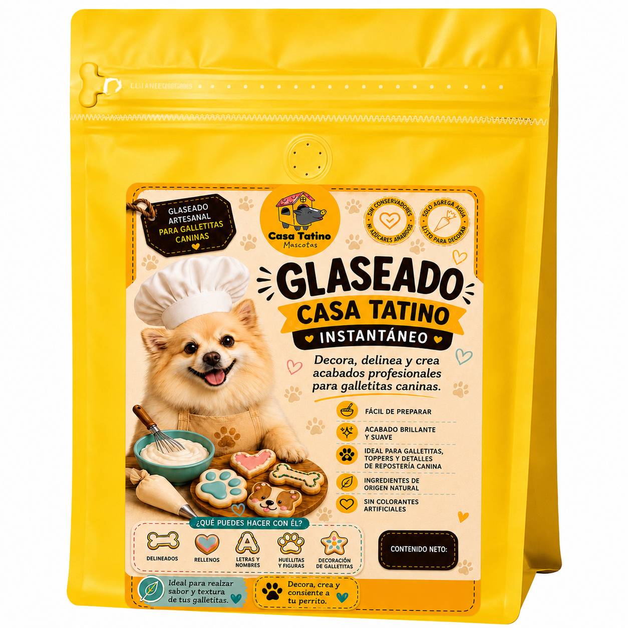 Glaseado Casa Tatino